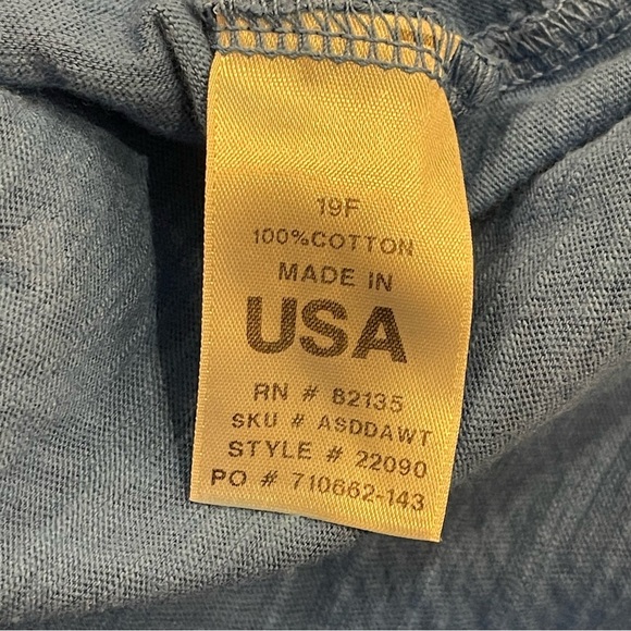 Fresh Produce Dress Womens Large Blue Cotton Loungewear Comfy Floral Made In USA - Picture 5 of 8